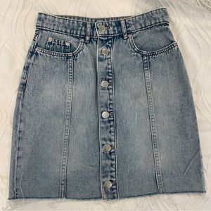 H&M Denim MIDI Skirt
